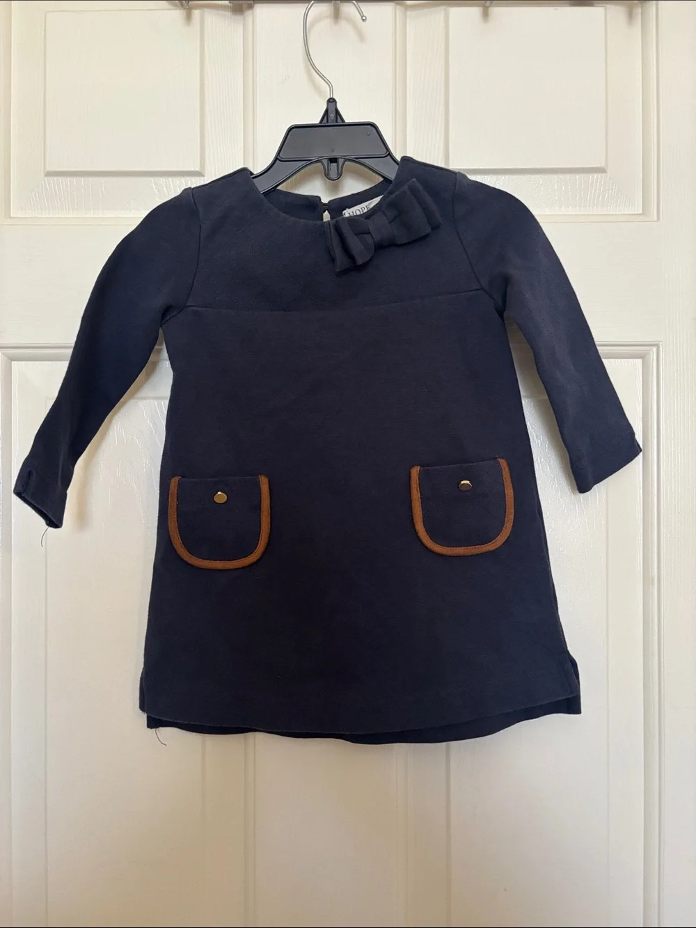 Hope & Henry Quilted Ponte Riding Dress
